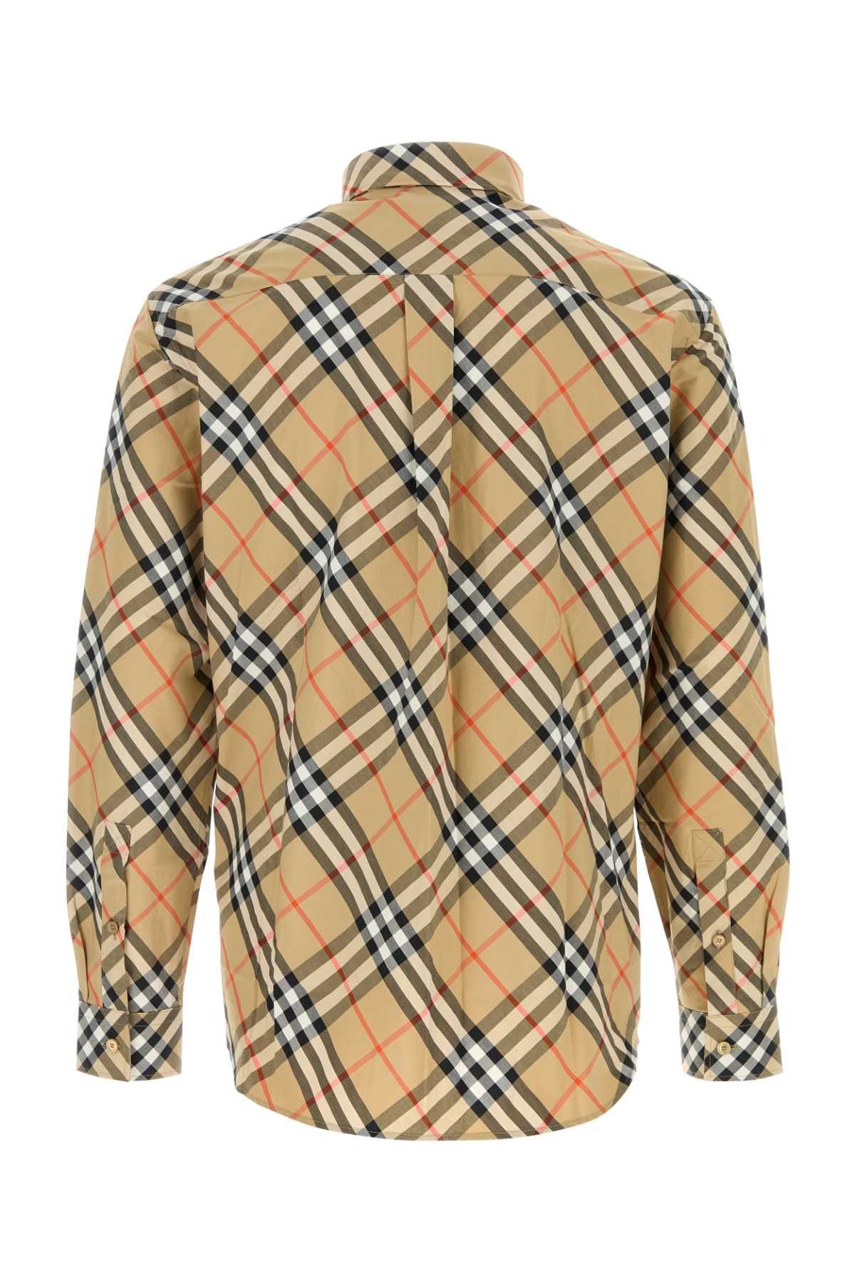 Burberry Printed Poplin Shirt Size US M / EU 48-50 / 2 - 2 Thumbnail