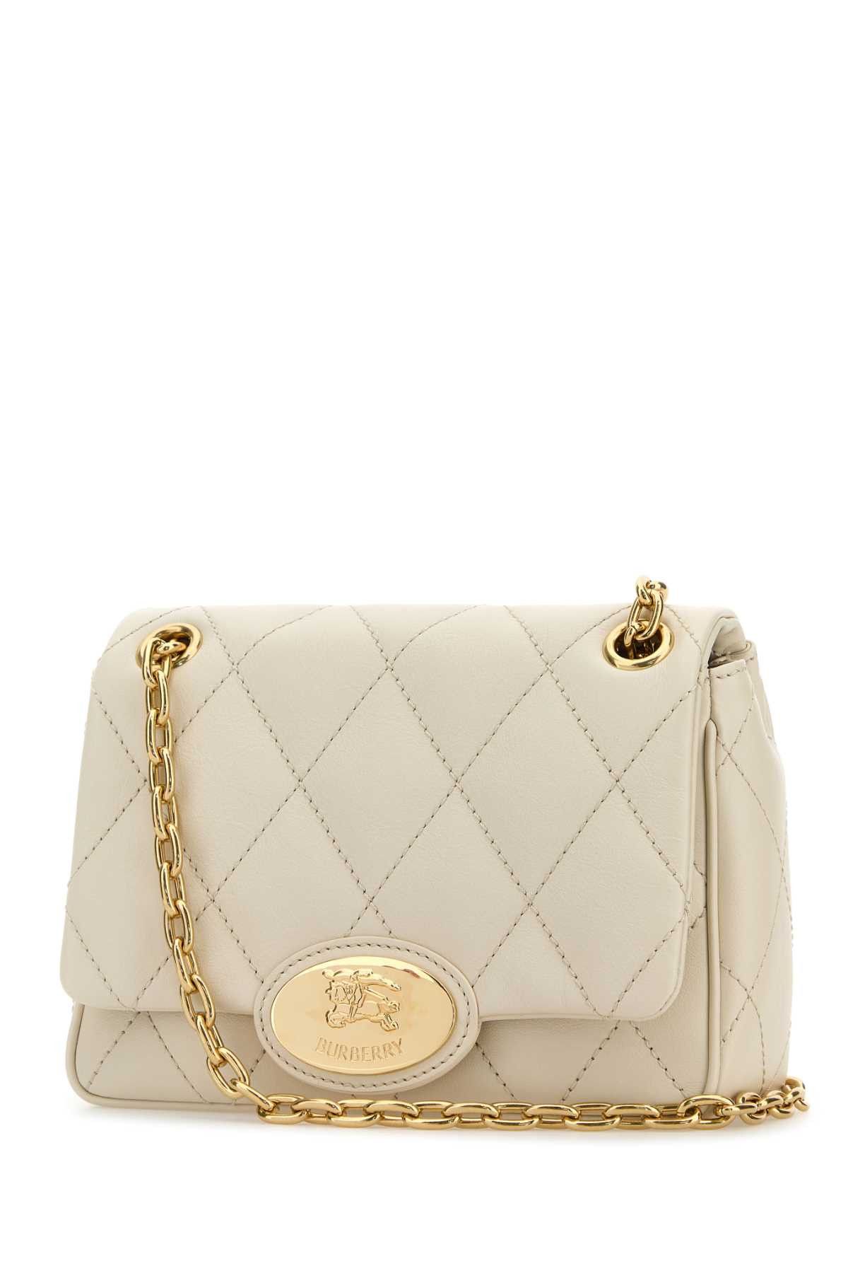 Burberry Ivory Leather Small Strand Shoulder Bag Size ONE SIZE - 2 Thumbnail