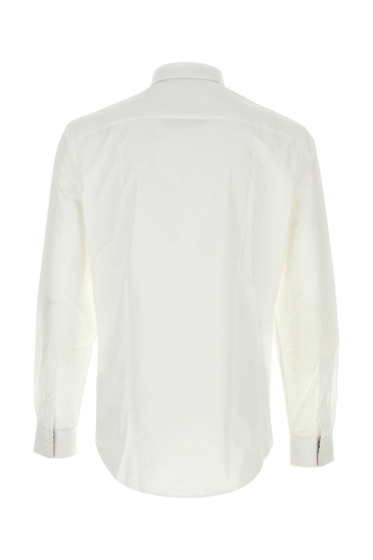 Burberry White Stretch Poplin Shirt Size US S / EU 44-46 / 1 - 2 Thumbnail