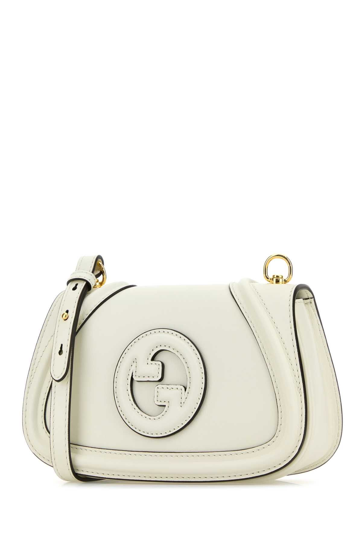 Gucci Ivory Leather Small Gucci Blondie Crossbody Bag Size ONE SIZE - 2 Thumbnail