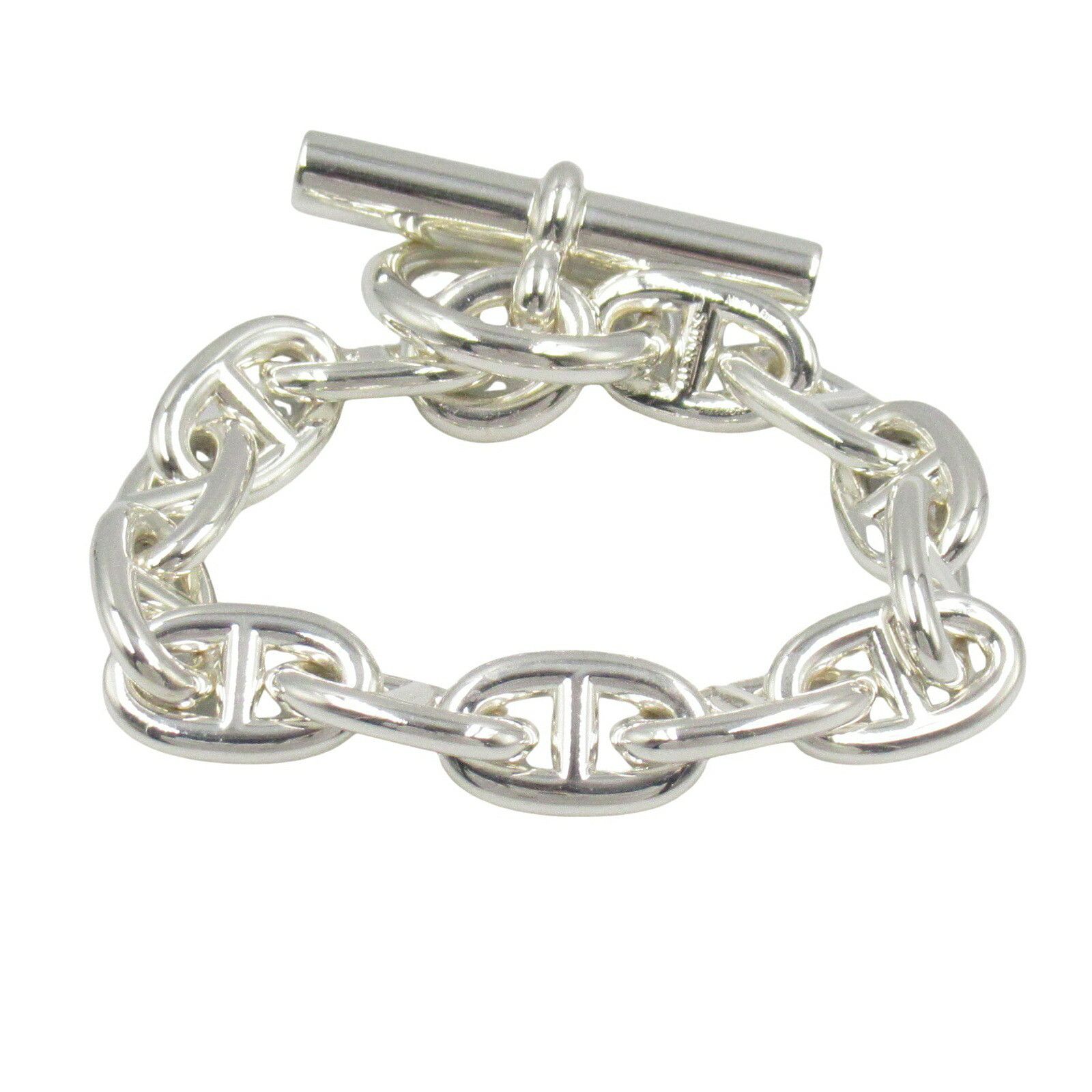 Hermes Hermes Hermes Chaine d'Ancre MM Silver925 Bracelet Metal Bracelet Size ONE SIZE - 2 Thumbnail