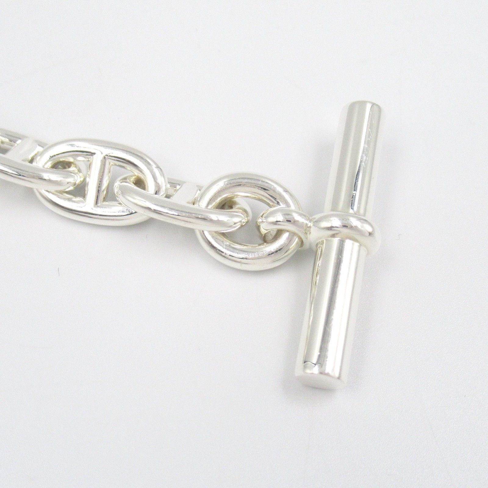 Hermes Hermes Hermes Chaine d'Ancre MM Silver925 Bracelet Metal Bracelet Size ONE SIZE - 5 Thumbnail