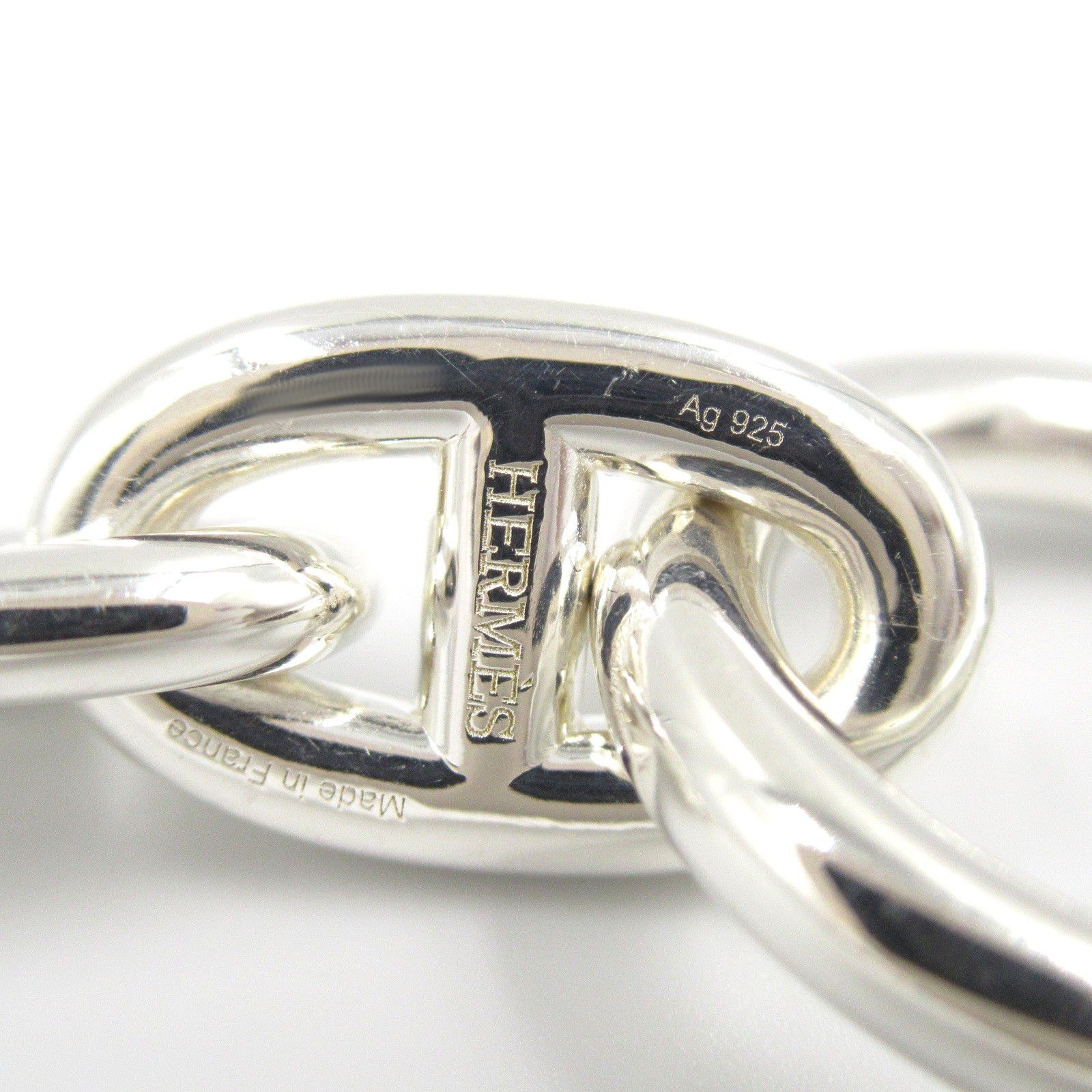Hermes Hermes Hermes Chaine d'Ancre MM Silver925 Bracelet Metal Bracelet Size ONE SIZE - 4 Thumbnail