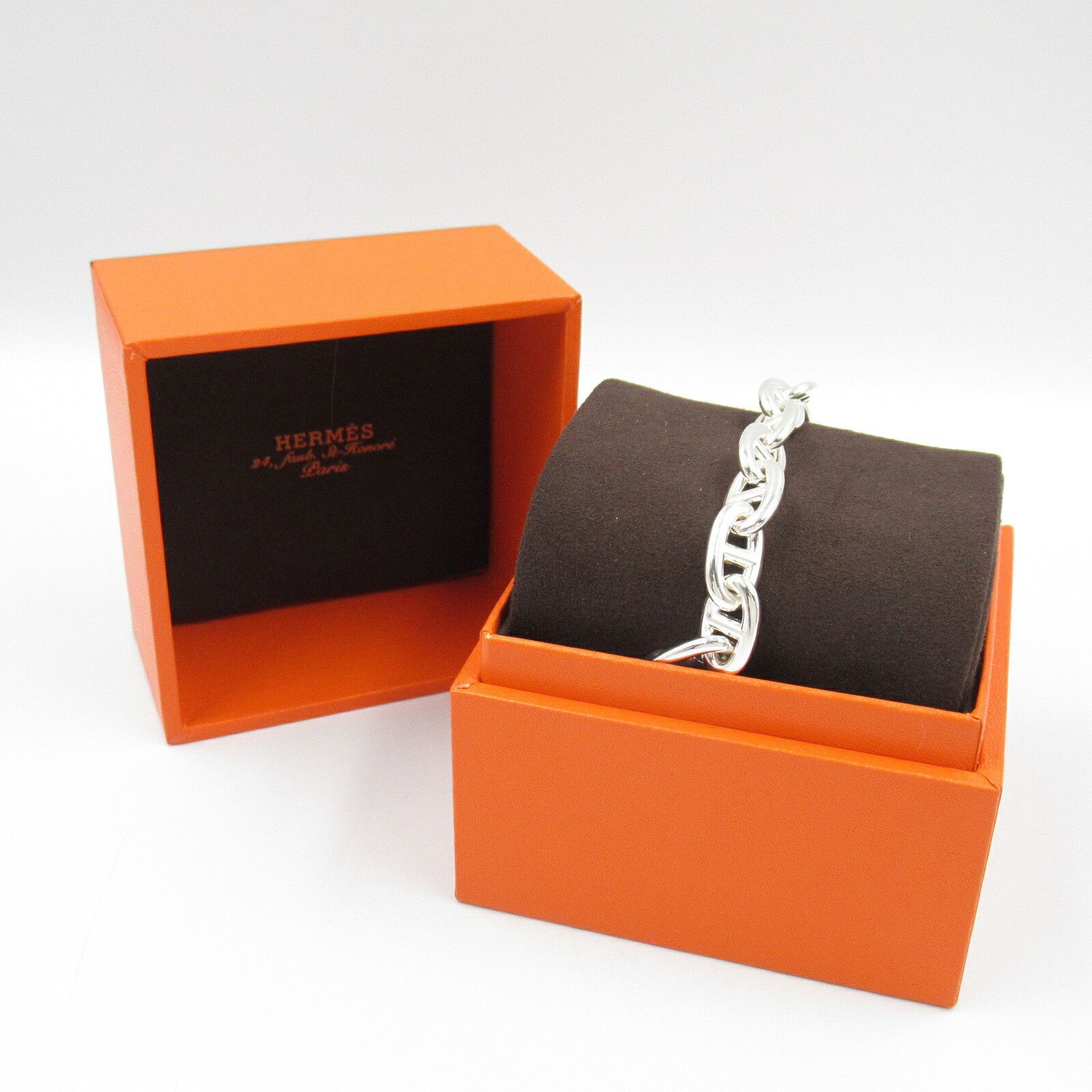 Hermes Hermes Hermes Chaine d'Ancre MM Silver925 Bracelet Metal Bracelet Size ONE SIZE - 8 Thumbnail