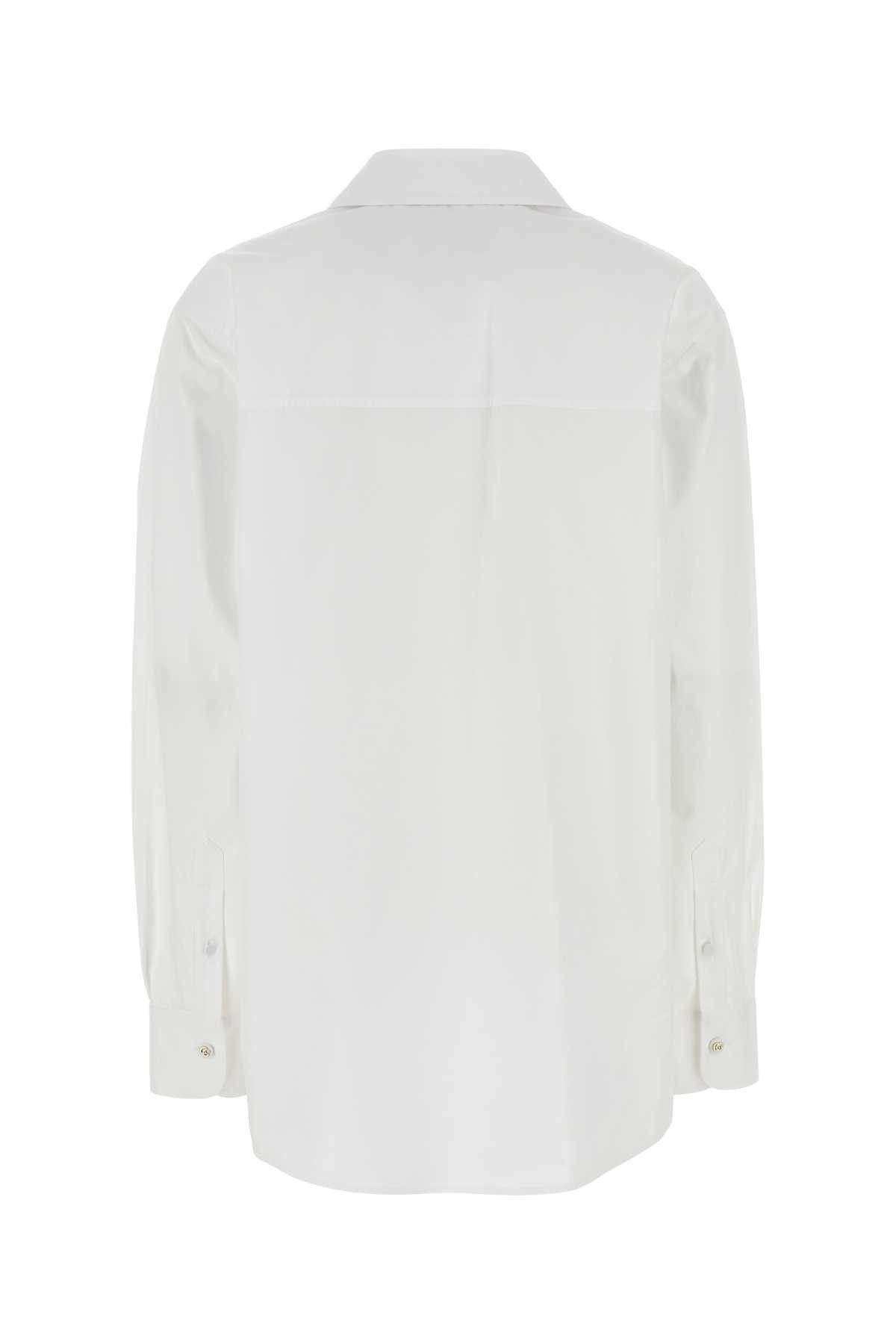 Gucci White Poplin Oversize Shirt Size S / US 4 / IT 40 - 2 Thumbnail