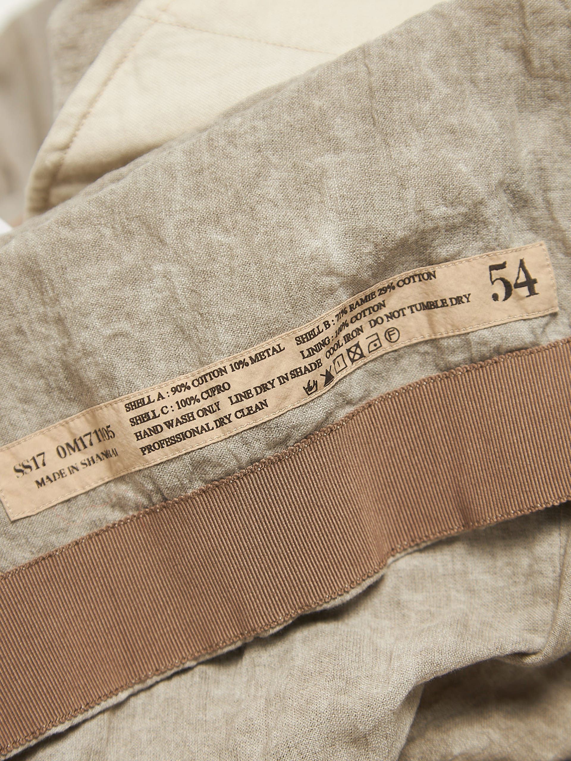 Ziggy Chen Gray Washed Deconstructed Hooded Cupro Coat Size US L / EU 52-54 / 3 - 4 Thumbnail