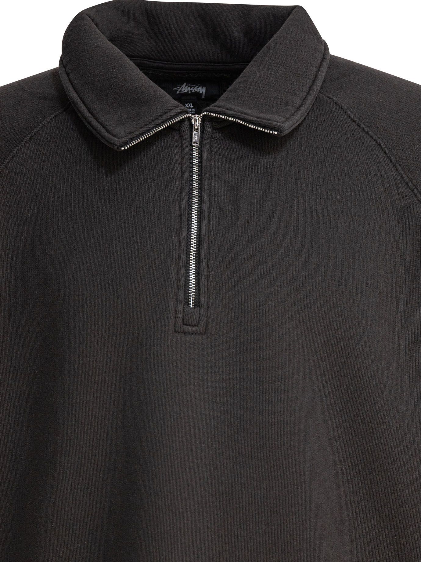 Stussy Fleece Raglan Zip Mock Size US XXL / EU 58 / 5 - 3 Thumbnail