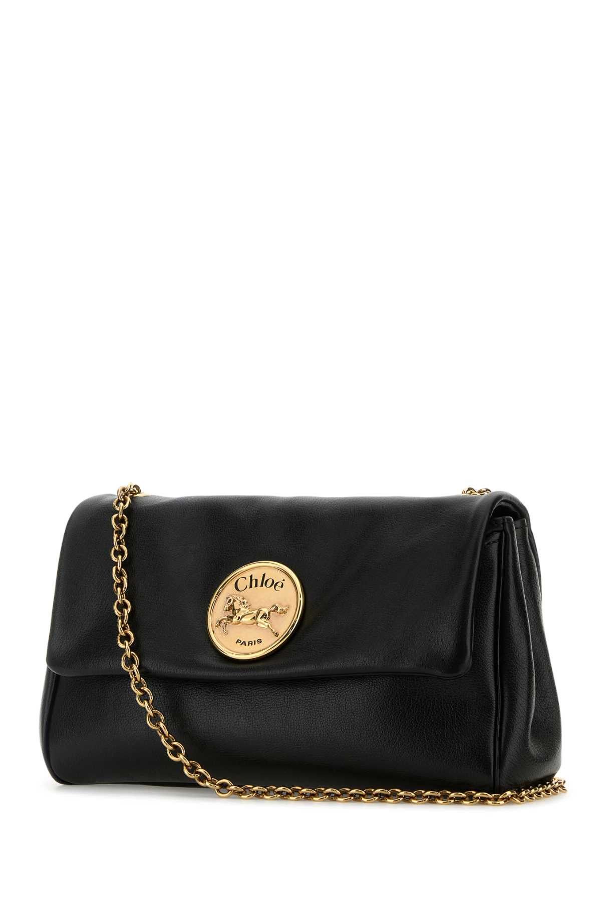 Chloe Black Leather Heritage Shoulder Bag Size ONE SIZE - 2 Thumbnail