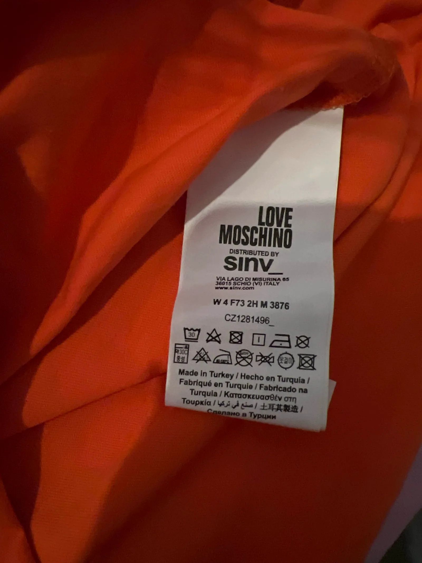Moschino Moschino Short Sleeve T-shirt Size S / US 4 / IT 40 - 3 Thumbnail