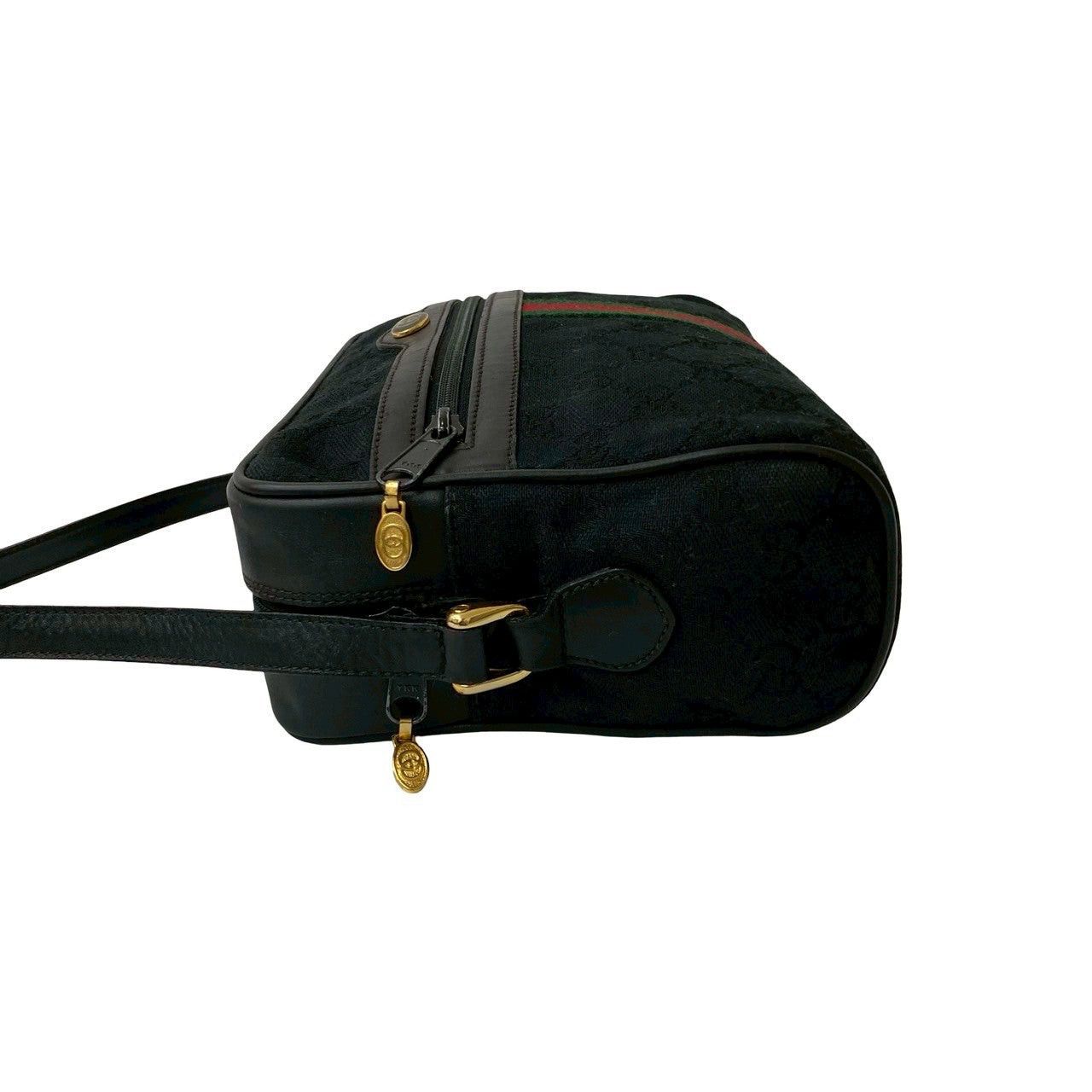 Gucci Gucci Shoulder Bag Black Cotton Size ONE SIZE - 5 Thumbnail