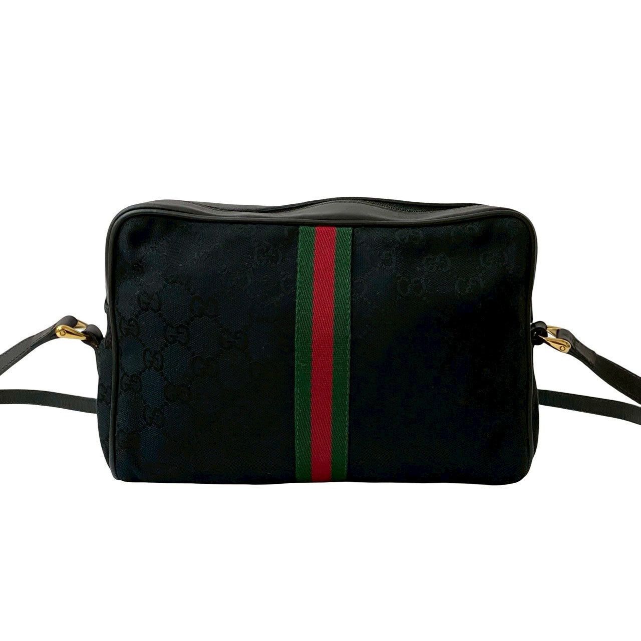 Gucci Gucci Shoulder Bag Black Cotton Size ONE SIZE - 3 Thumbnail