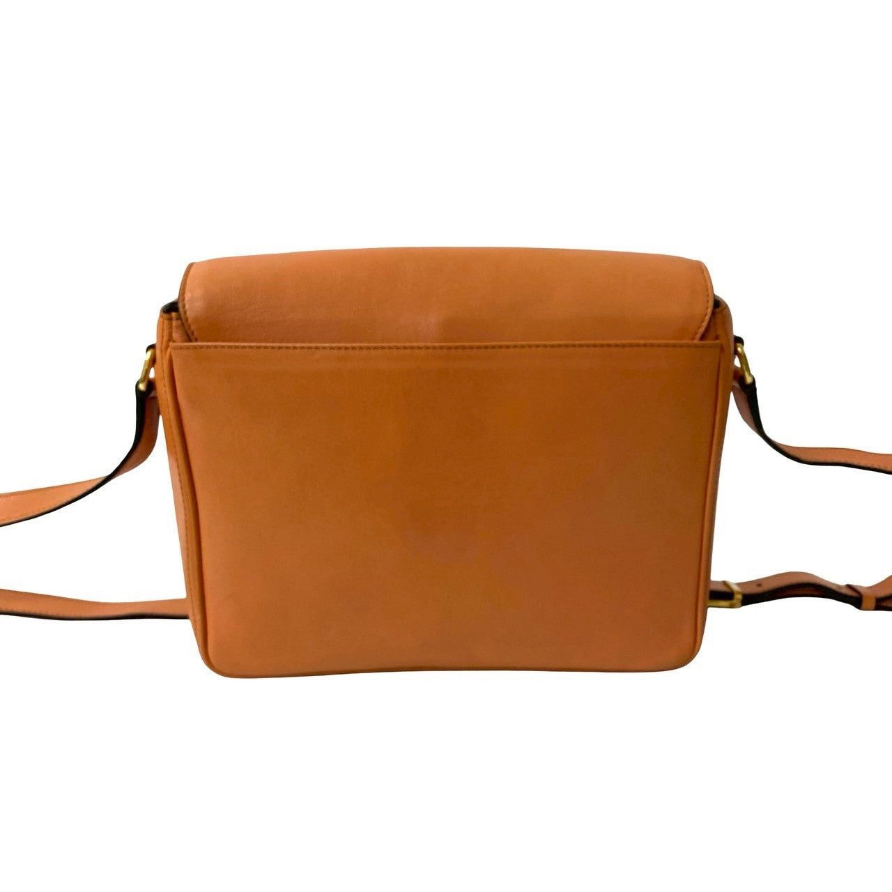 Celine Celine Shoulder Bag Orange Leather Size ONE SIZE - 3 Thumbnail