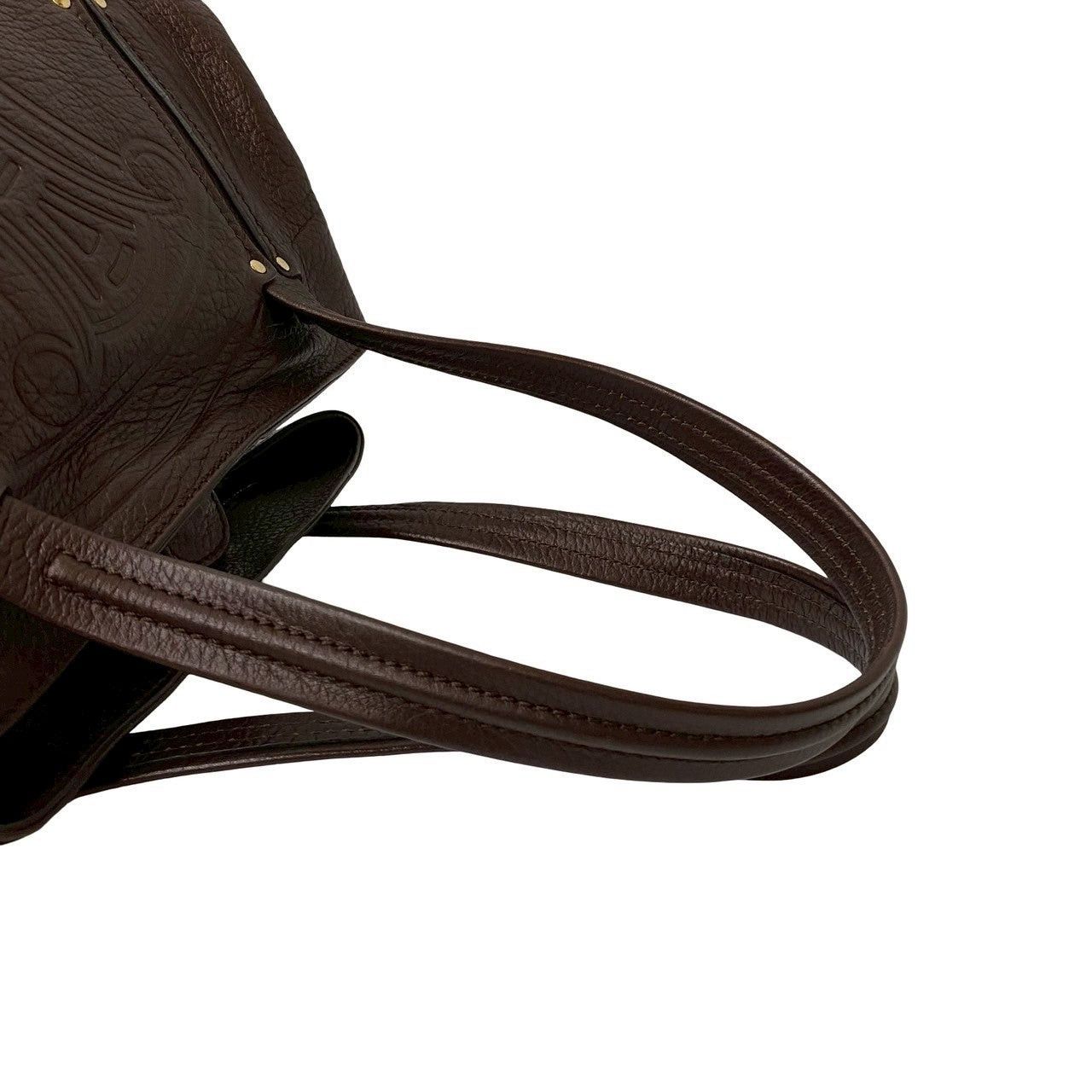 Celine Celine Handbag Brown Leather Size ONE SIZE - 4 Thumbnail