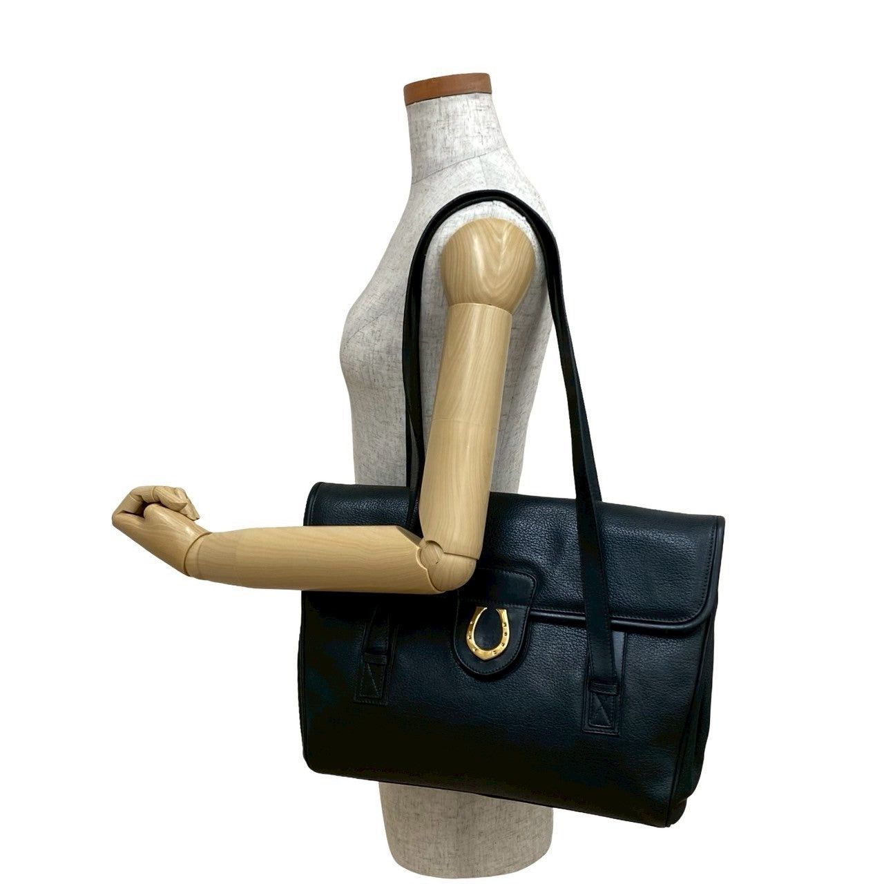 Gucci Gucci Tote Bag Black Leather Size ONE SIZE - 2 Thumbnail
