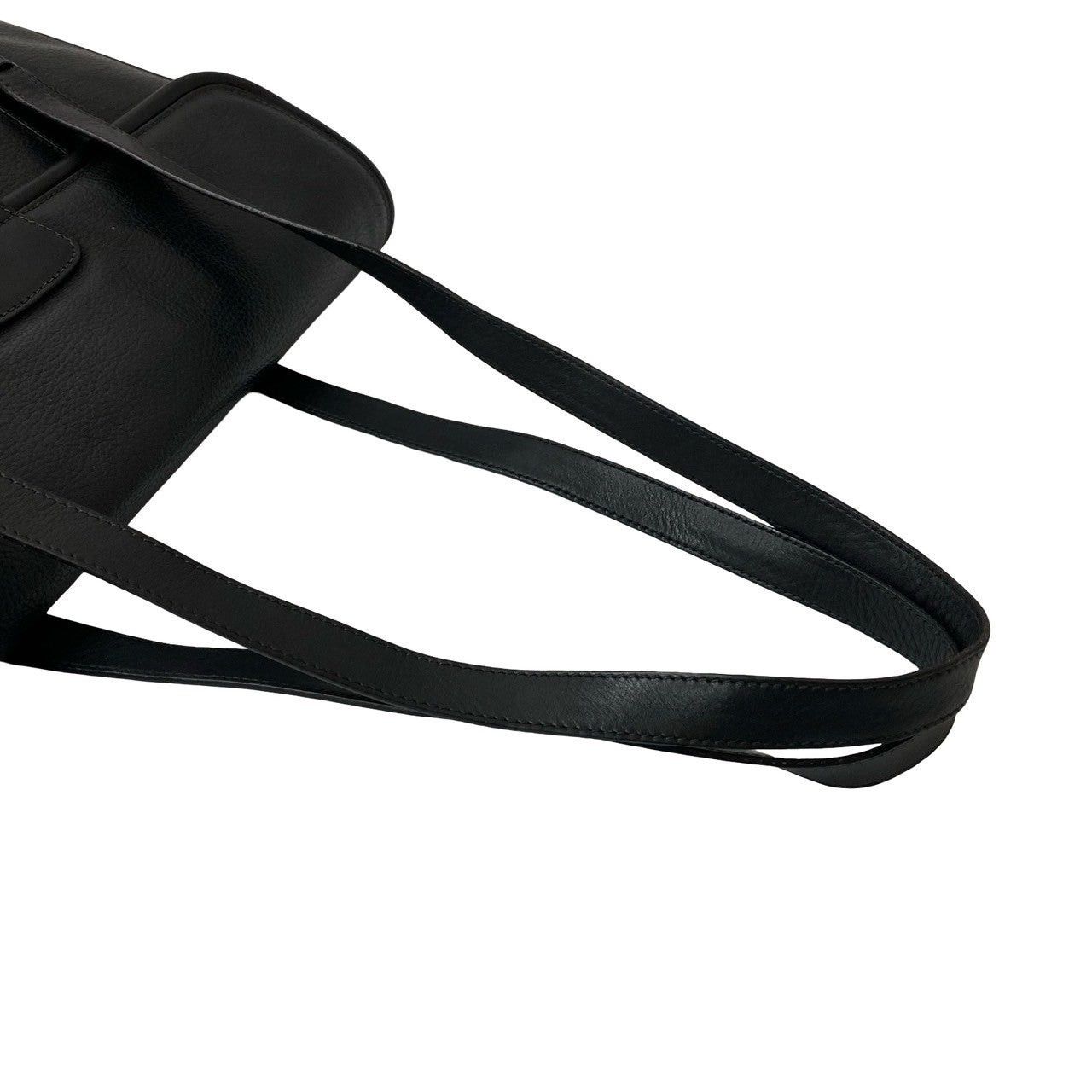 Gucci Gucci Tote Bag Black Leather Size ONE SIZE - 4 Thumbnail