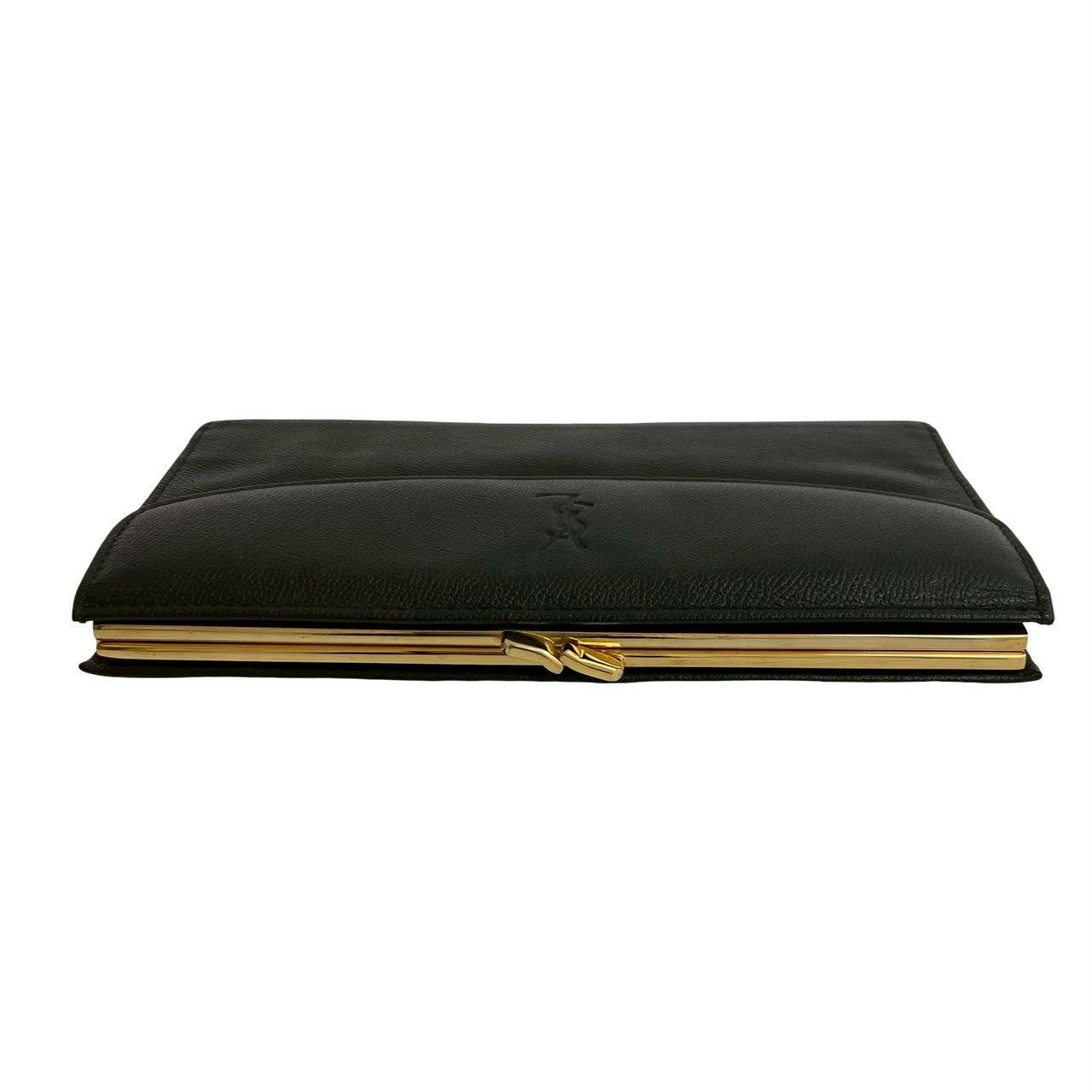 Yves Saint Laurent Yves Saint Laurent Black Leather Size ONE SIZE - 3 Thumbnail