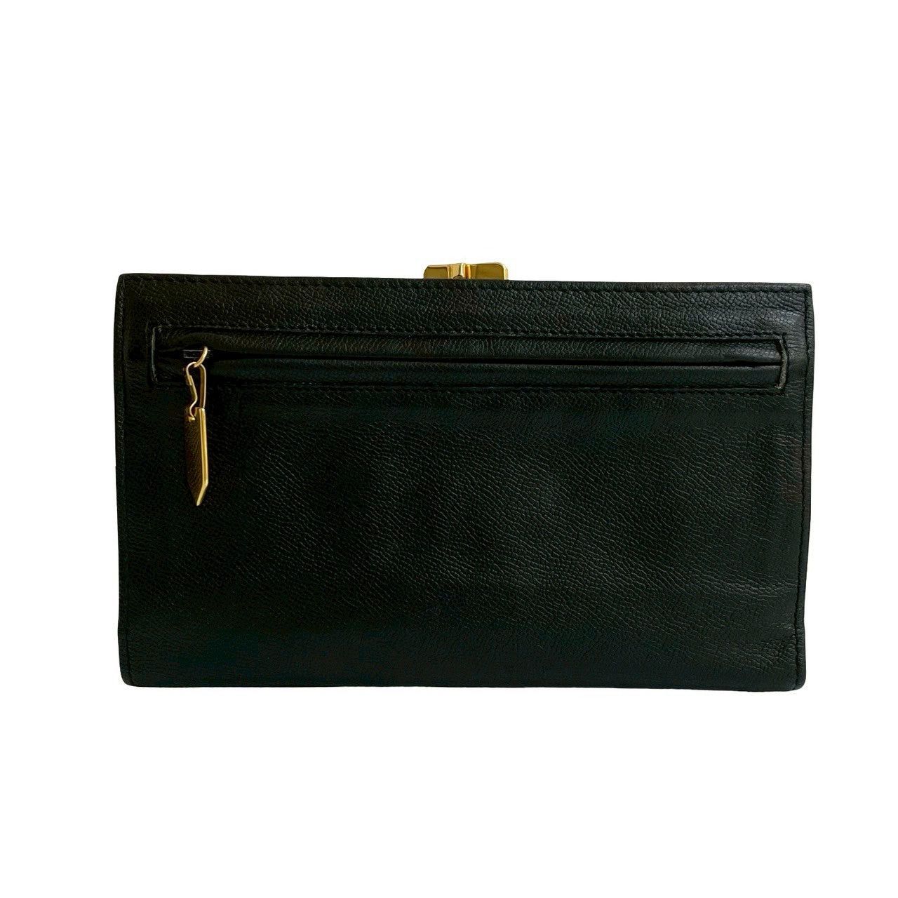 Yves Saint Laurent Yves Saint Laurent Black Leather Size ONE SIZE - 2 Thumbnail