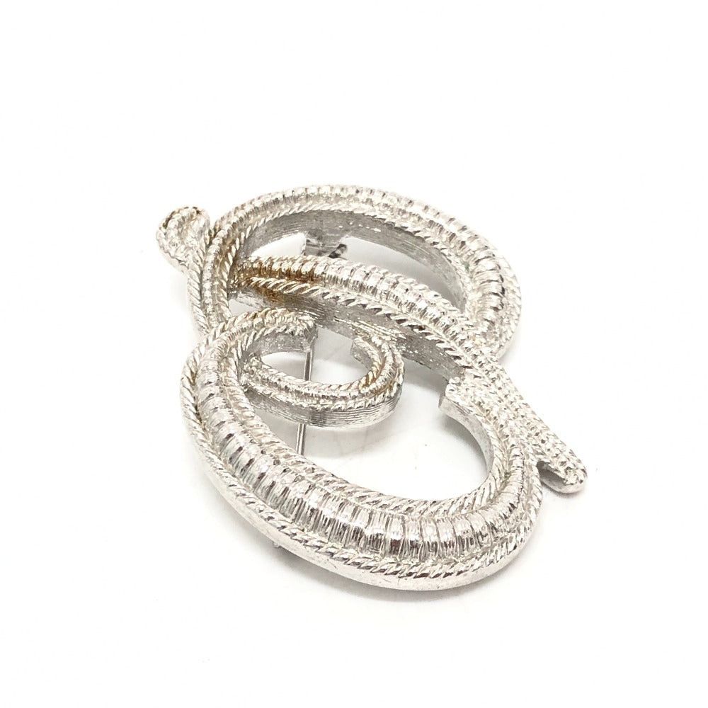 Dior Dior Logo Cd Brooch Pin (E.G. Hairpin, Bowling Pin, Etc.) Accessories Metal Women Silver Size ONE SIZE - 2 Thumbnail