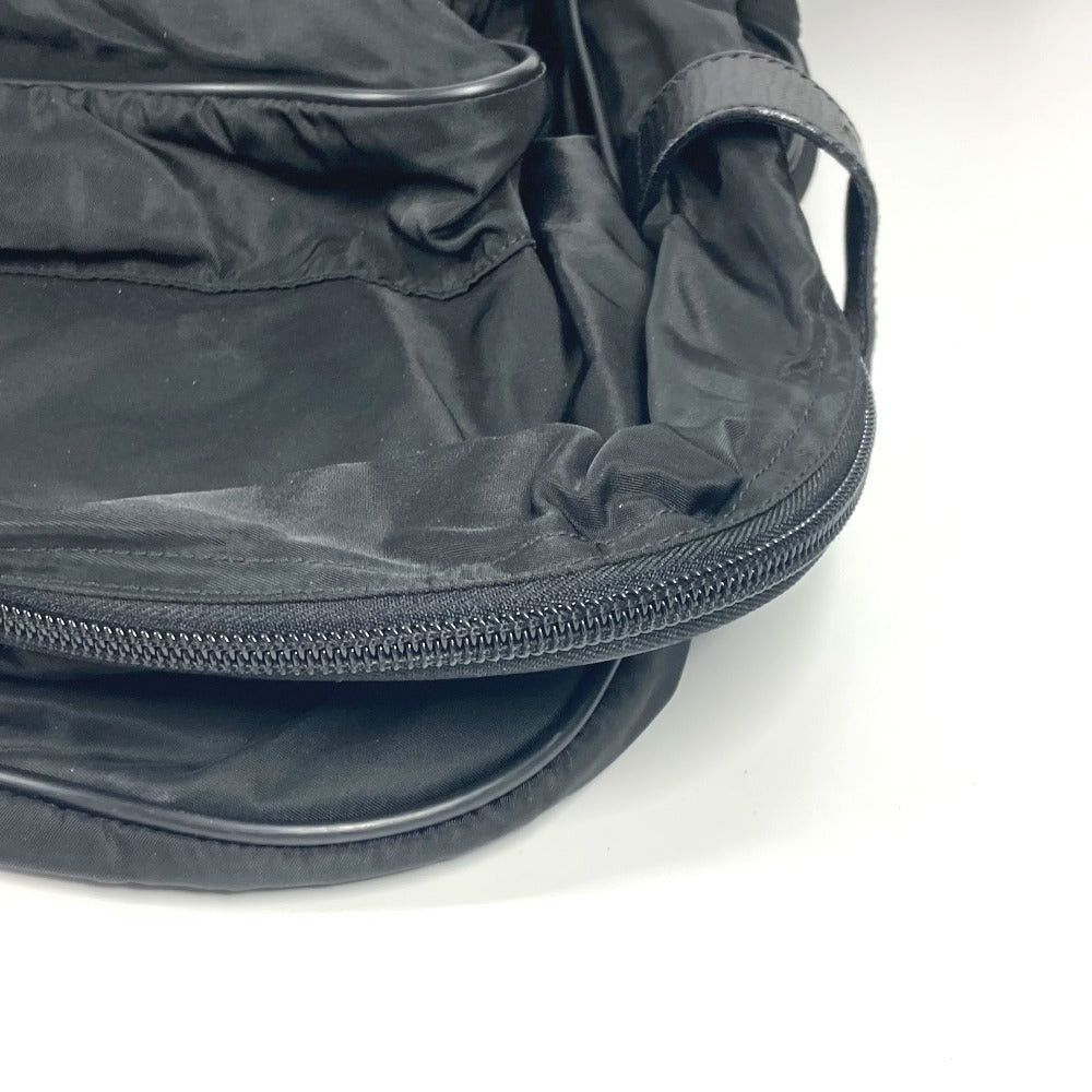 Prada Prada Triangle Logo Plate 2 Way Bag Shoulder Handbag Travel Boston Nylon Unisex Black Size ONE SIZE - 6 Thumbnail