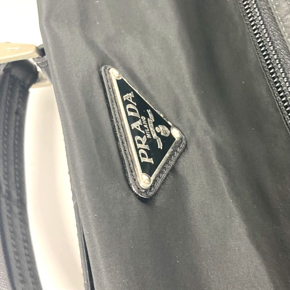 Prada Prada Triangle Logo Plate 2 Way Bag Shoulder Handbag Travel Boston Nylon Unisex Black Size ONE SIZE - 8 Thumbnail