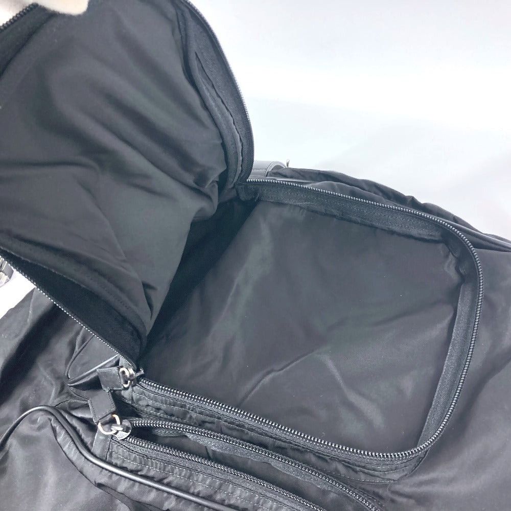 Prada Prada Triangle Logo Plate 2 Way Bag Shoulder Handbag Travel Boston Nylon Unisex Black Size ONE SIZE - 17 Thumbnail