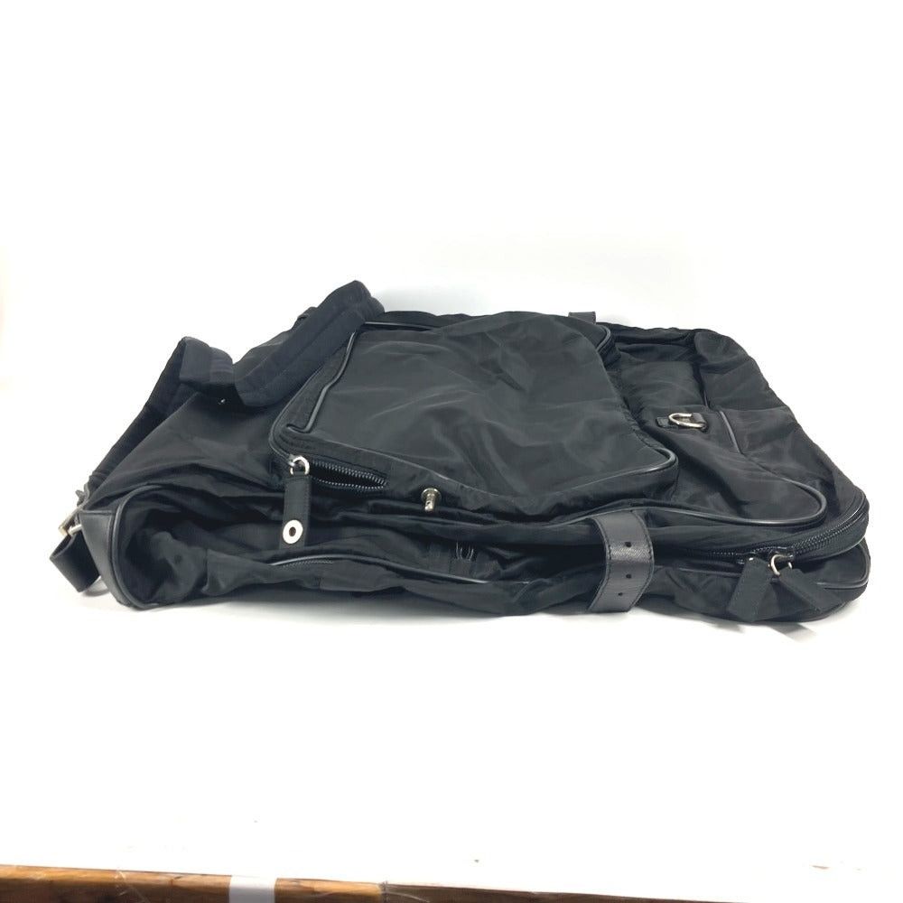 Prada Prada Triangle Logo Plate 2 Way Bag Shoulder Handbag Travel Boston Nylon Unisex Black Size ONE SIZE - 7 Thumbnail