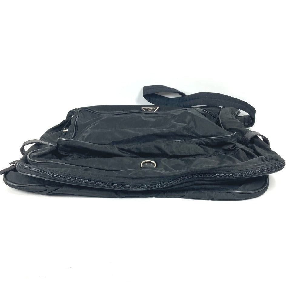Prada Prada Triangle Logo Plate 2 Way Bag Shoulder Handbag Travel Boston Nylon Unisex Black Size ONE SIZE - 4 Thumbnail