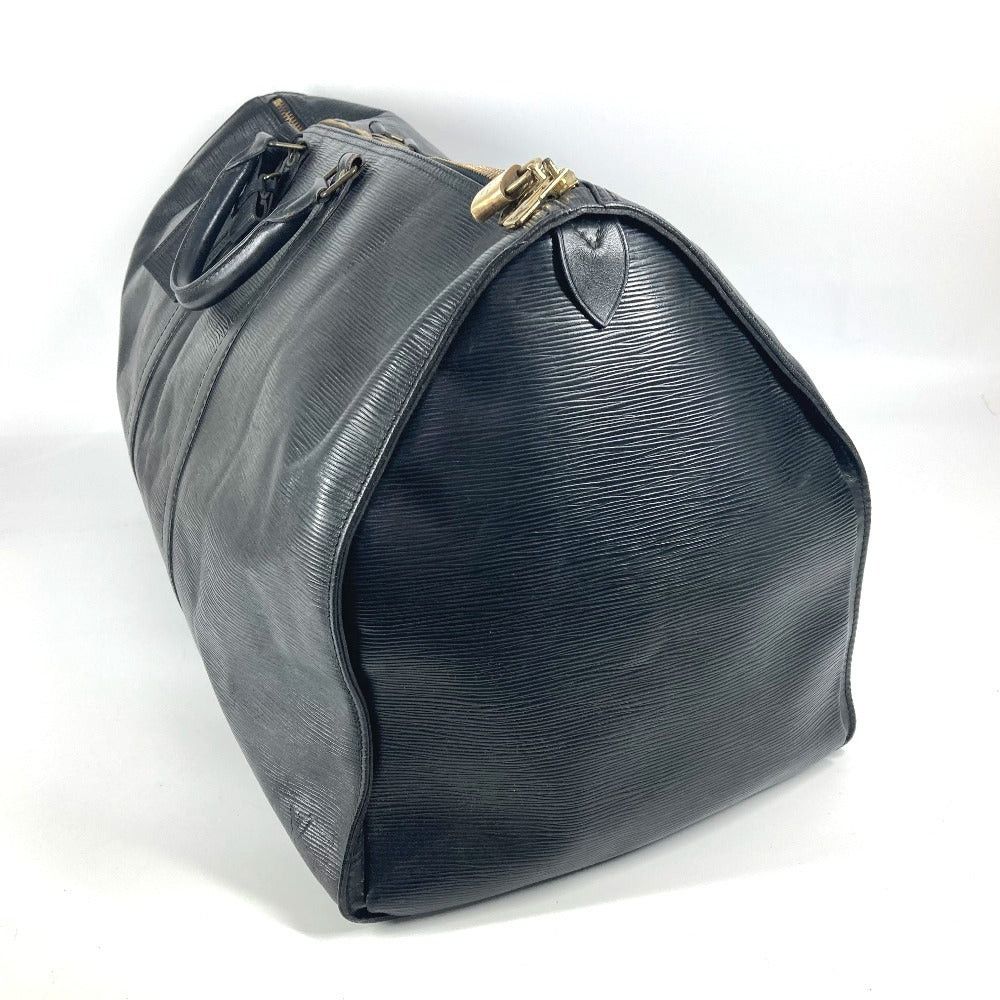 Louis Vuitton Louis Vuitton M42942 Epi Keepall 60 Briefcase Travel Bag Boston Leather Unisex Noir Black Size ONE SIZE - 4 Thumbnail