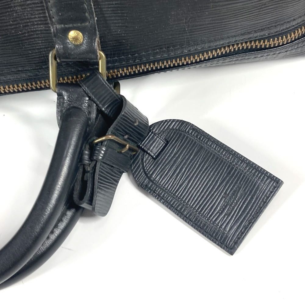 Louis Vuitton Louis Vuitton M42942 Epi Keepall 60 Briefcase Travel Bag Boston Leather Unisex Noir Black Size ONE SIZE - 9 Thumbnail