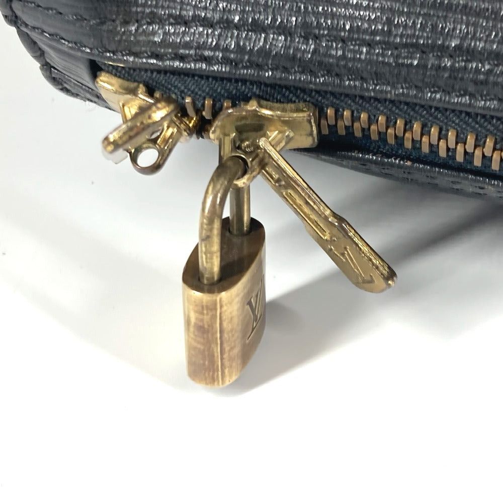 Louis Vuitton Louis Vuitton M42942 Epi Keepall 60 Briefcase Travel Bag Boston Leather Unisex Noir Black Size ONE SIZE - 11 Thumbnail