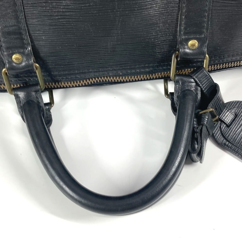 Louis Vuitton Louis Vuitton M42942 Epi Keepall 60 Briefcase Travel Bag Boston Leather Unisex Noir Black Size ONE SIZE - 10 Thumbnail