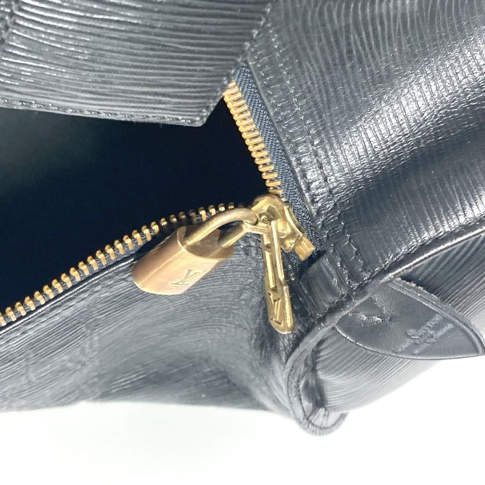 Louis Vuitton Louis Vuitton M42942 Epi Keepall 60 Briefcase Travel Bag Boston Leather Unisex Noir Black Size ONE SIZE - 17 Thumbnail