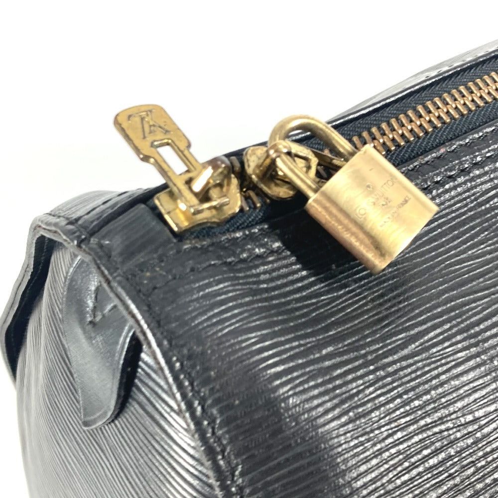 Louis Vuitton Louis Vuitton M42942 Epi Keepall 60 Briefcase Travel Bag Boston Leather Unisex Noir Black Size ONE SIZE - 13 Thumbnail