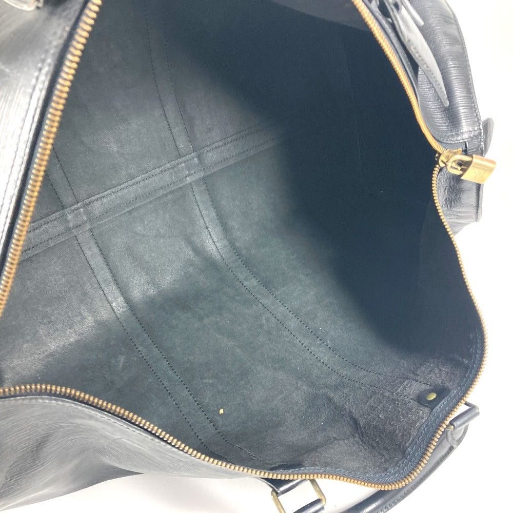 Louis Vuitton Louis Vuitton M42942 Epi Keepall 60 Briefcase Travel Bag Boston Leather Unisex Noir Black Size ONE SIZE - 15 Thumbnail
