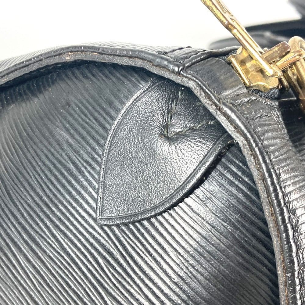 Louis Vuitton Louis Vuitton M42942 Epi Keepall 60 Briefcase Travel Bag Boston Leather Unisex Noir Black Size ONE SIZE - 14 Thumbnail