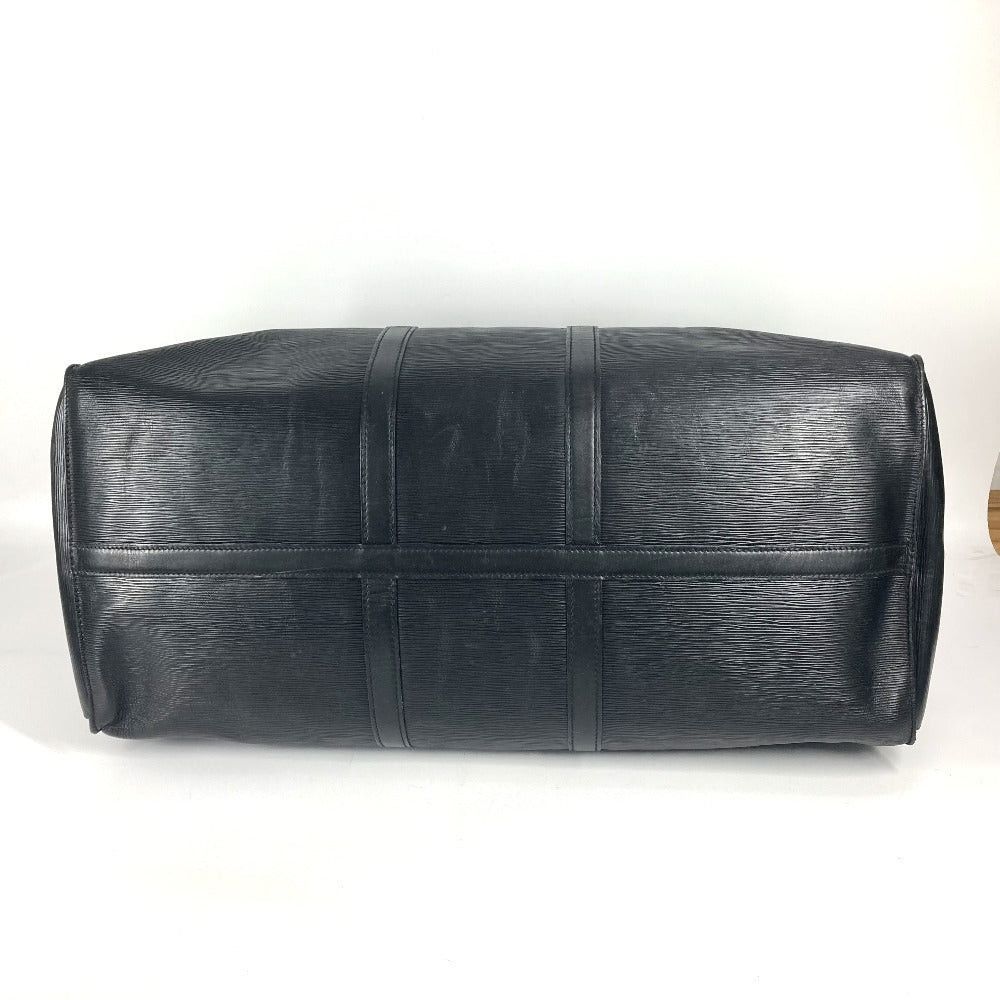 Louis Vuitton Louis Vuitton M42942 Epi Keepall 60 Briefcase Travel Bag Boston Leather Unisex Noir Black Size ONE SIZE - 6 Thumbnail