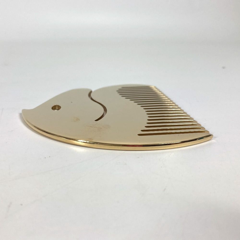 Hermes Hermes Hose Horse Cheval Comb Kushi (Medieval Ruler Of A Tatary Tribe) Metal Women Gold Size ONE SIZE - 4 Thumbnail