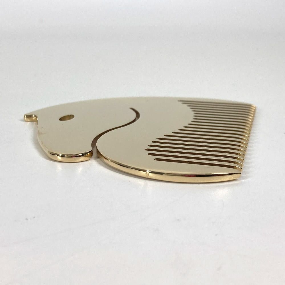 Hermes Hermes Hose Horse Cheval Comb Kushi (Medieval Ruler Of A Tatary Tribe) Metal Women Gold Size ONE SIZE - 3 Thumbnail