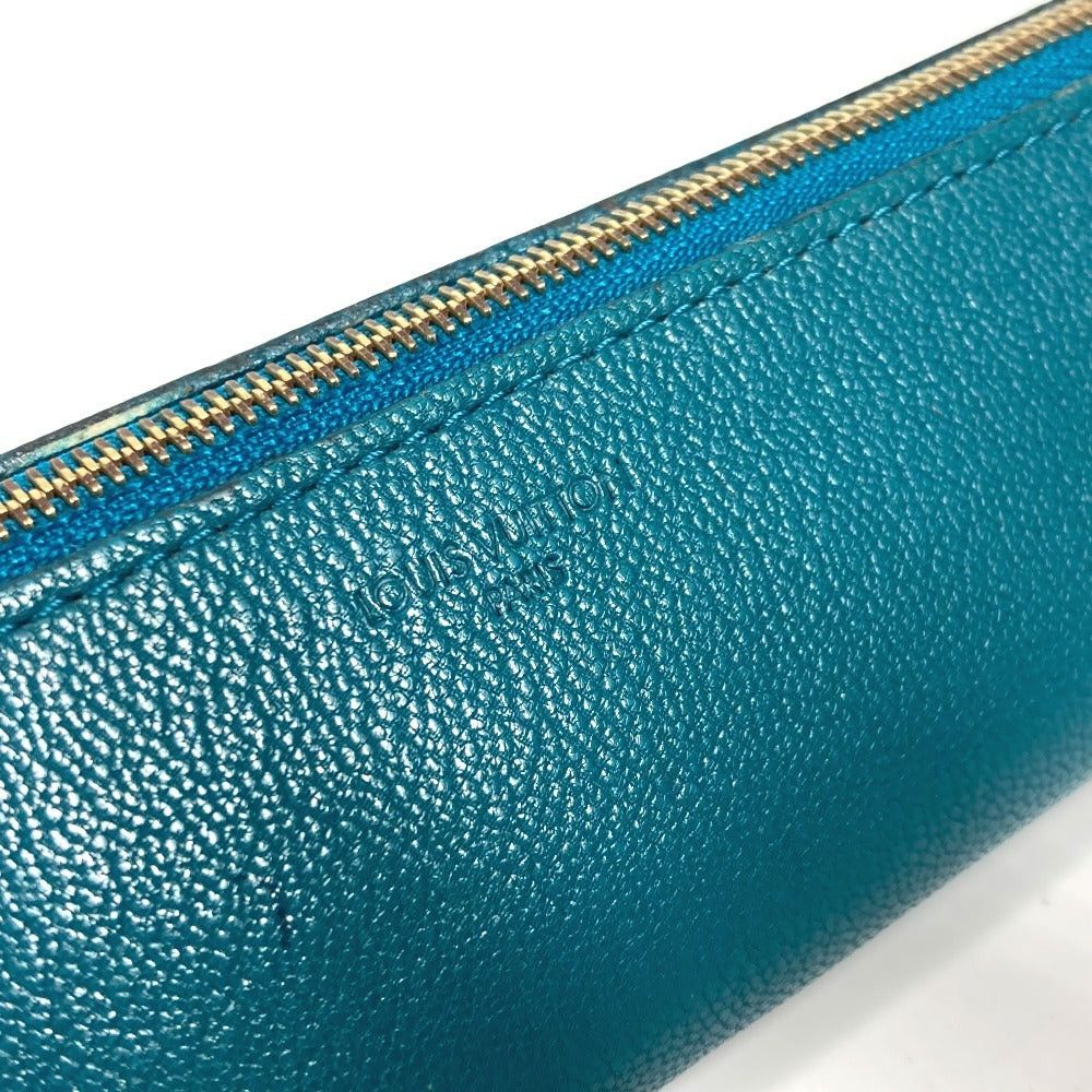 Louis Vuitton Louis Vuitton Nomad Truth Elizabeth Pencil Box Stationery Pouch Pen Case Leather Unisex Peacock Blue Size ONE SIZE - 5 Thumbnail