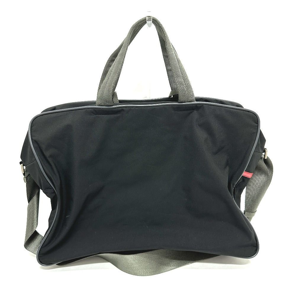 Prada Prada 4V0369 Sports Logo 2 Way Bag Boston Nylon Unisex Black Size ONE SIZE - 2 Thumbnail