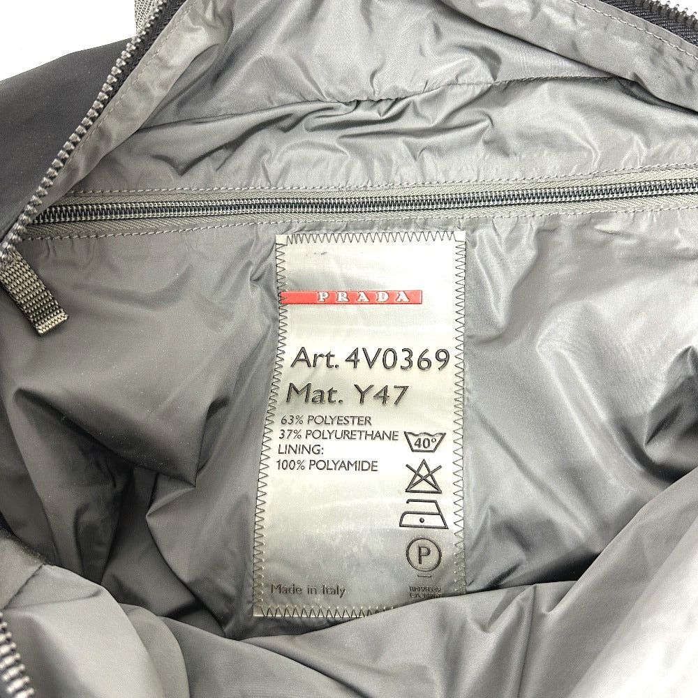 Prada Prada 4V0369 Sports Logo 2 Way Bag Boston Nylon Unisex Black Size ONE SIZE - 10 Thumbnail