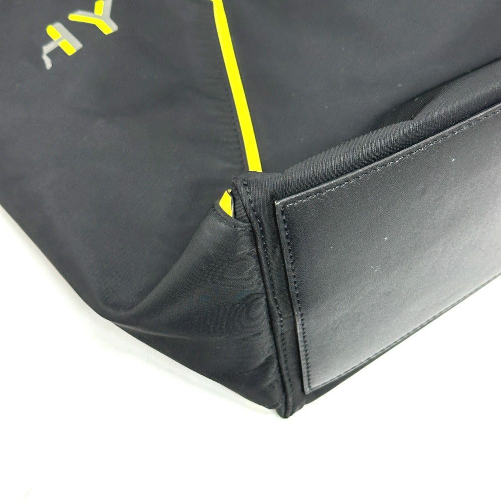 Givenchy Givenchy Logo Shoulder Bag Briefcase Shawl Tote Leather/Nylon Unisex Black Size ONE SIZE - 5 Thumbnail