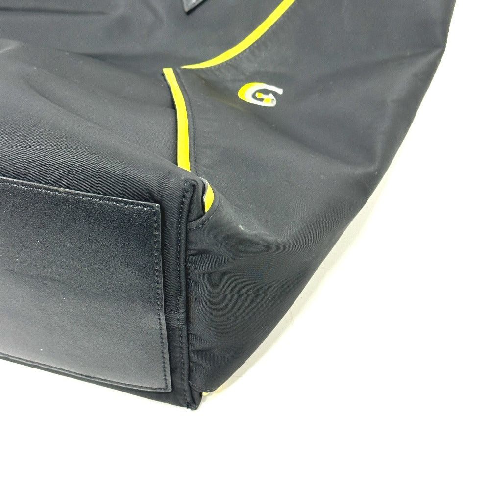 Givenchy Givenchy Logo Shoulder Bag Briefcase Shawl Tote Leather/Nylon Unisex Black Size ONE SIZE - 4 Thumbnail