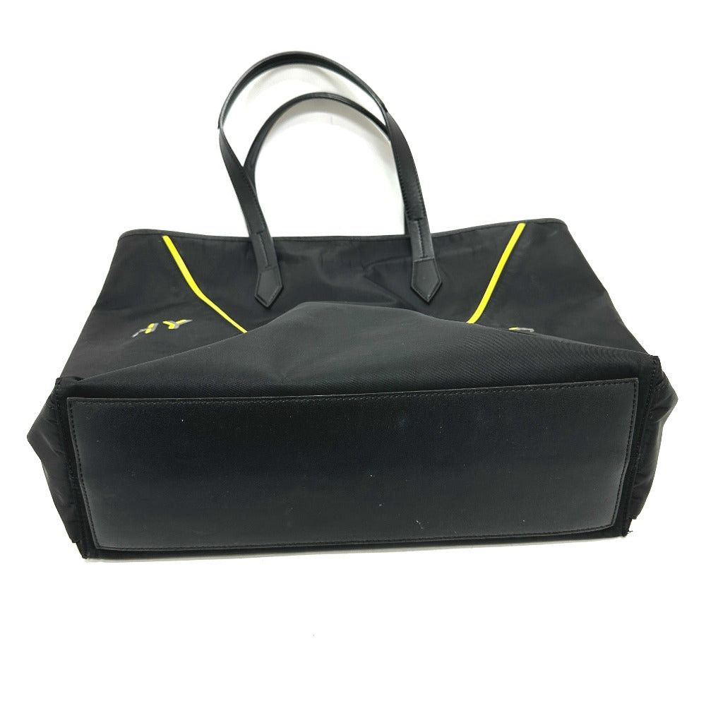 Givenchy Givenchy Logo Shoulder Bag Briefcase Shawl Tote Leather/Nylon Unisex Black Size ONE SIZE - 3 Thumbnail