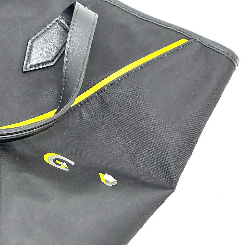 Givenchy Givenchy Logo Shoulder Bag Briefcase Shawl Tote Leather/Nylon Unisex Black Size ONE SIZE - 11 Thumbnail