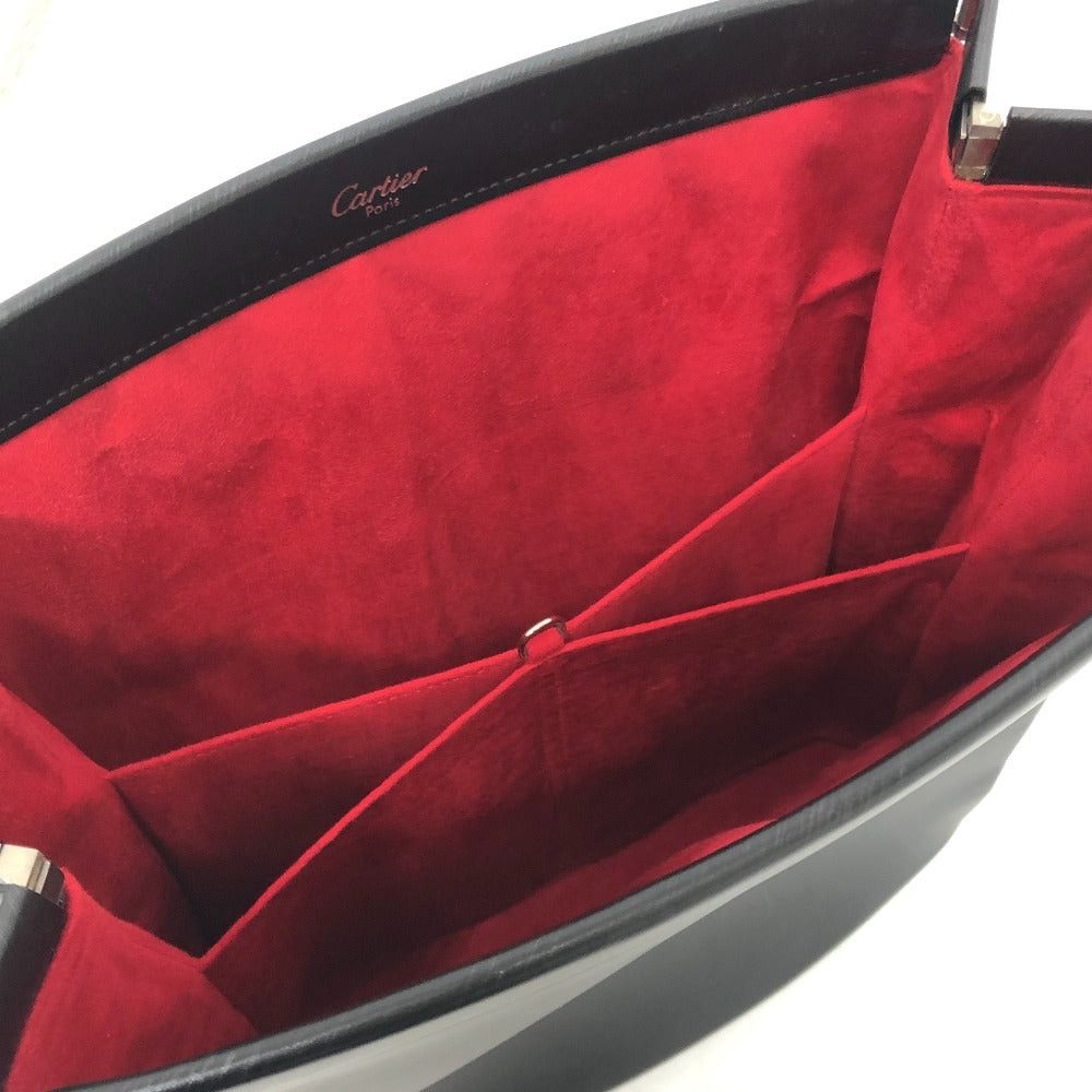 Cartier Cartier Trinity Handbag Briefcase Hand Leather Women Black Size ONE SIZE - 11 Thumbnail