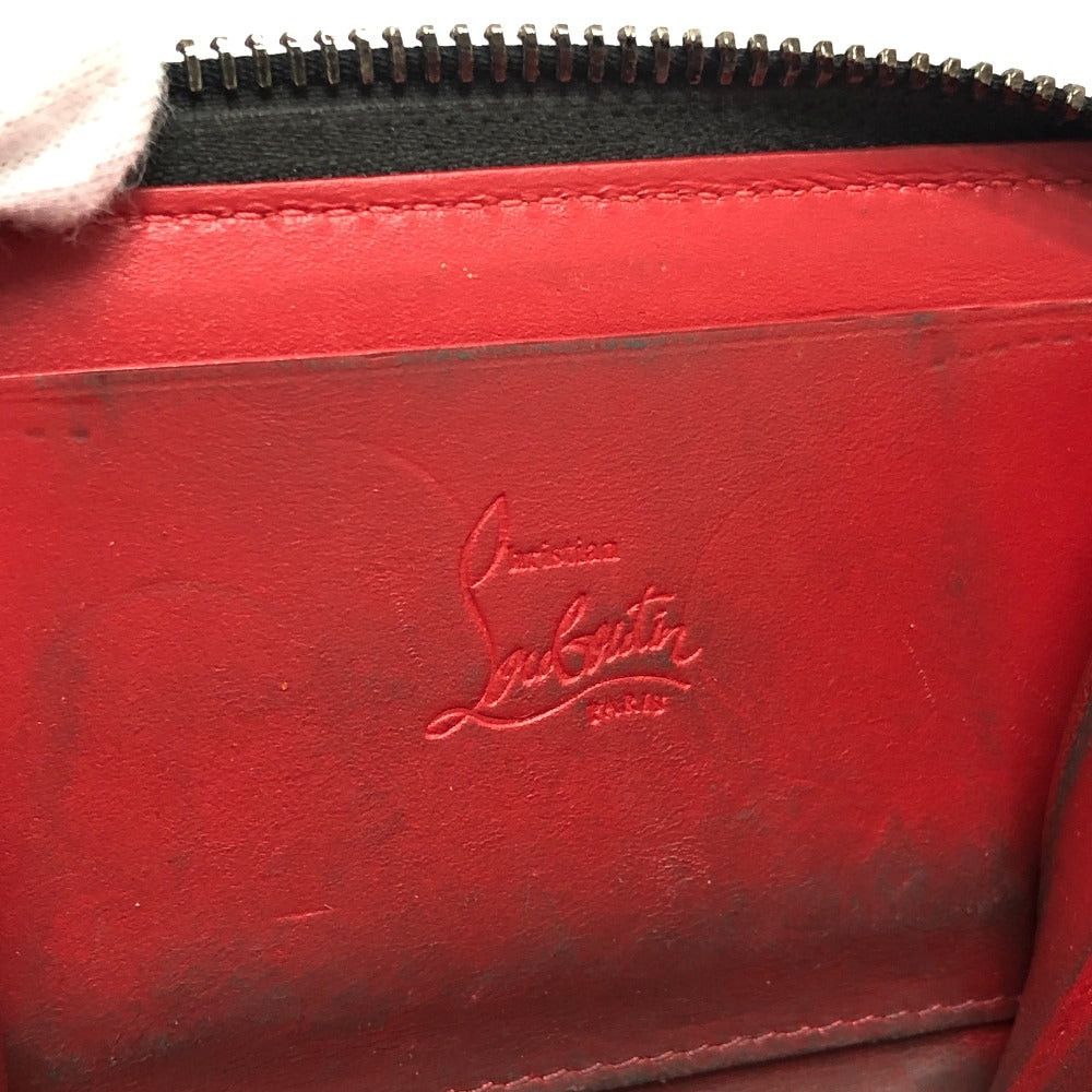 Christian Louboutin Christian Louboutin Studs Coin Purse Change Wallet Leather Unisex Black Size ONE SIZE - 8 Thumbnail