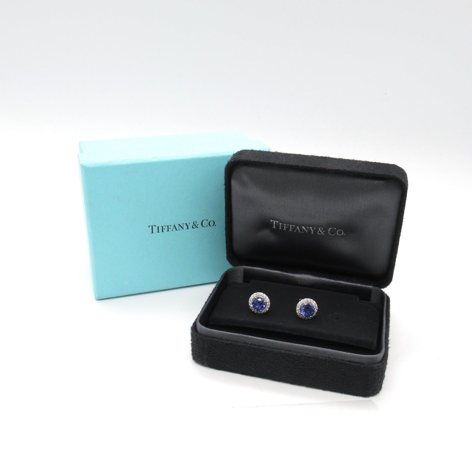 Tiffany & Co. Tiffany Co Soleste Earrings Tanzanite Diamond Pt950 Platinum Blue Clear Size ONE SIZE - 7 Thumbnail