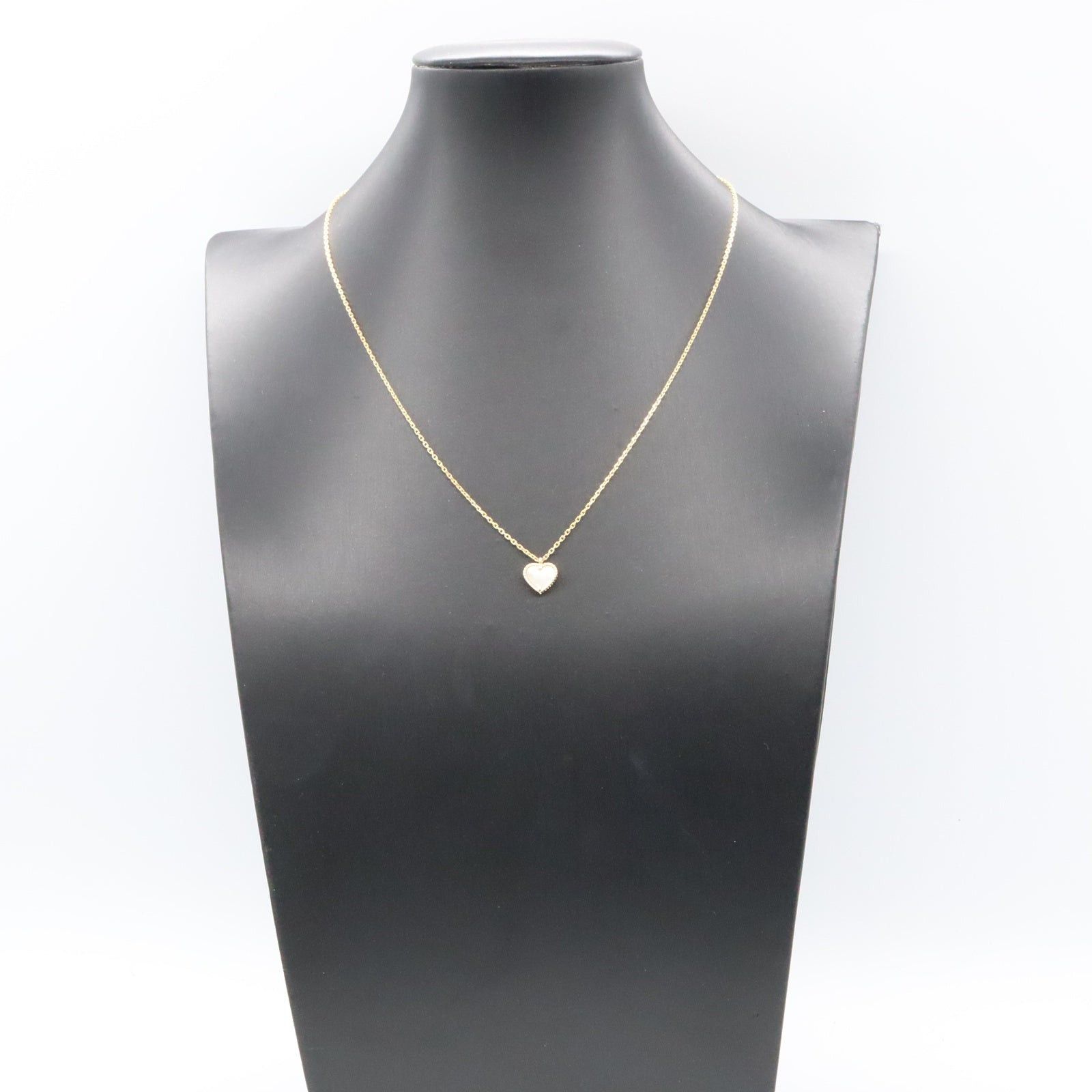 Van Cleef & Arpels Van Cleef Arpels Lucky Alhambra Necklace Heart Mother Of Pearl K18 (Yellow Gold) White Size ONE SIZE - 5 Thumbnail