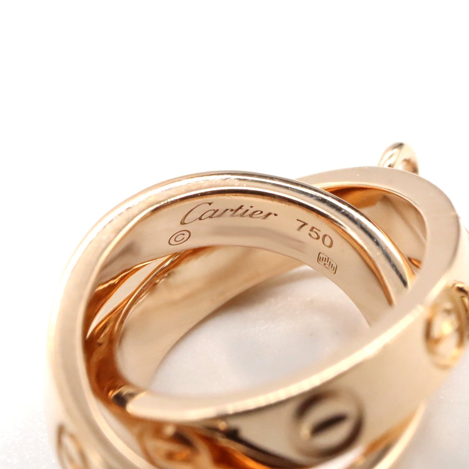 Cartier Cartier Baby Love Necklace K18Pg (Pink Gold) Gold Size ONE SIZE - 4 Thumbnail